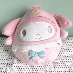 NWT - Squishmallows Kawaii Sanrio My Melody Pastel Pink Plush Toy 8”